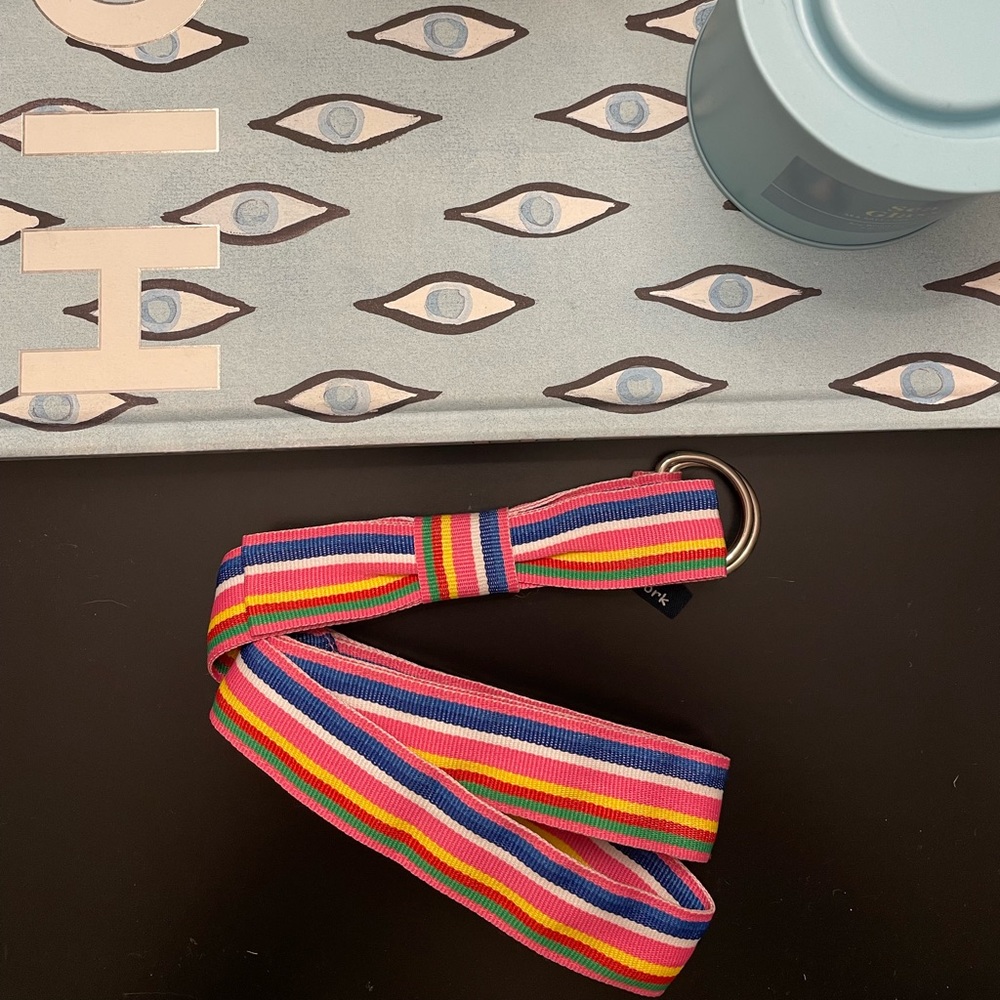 Tailor New York - Multi Colored Grosgrain Bow Belt